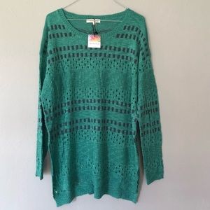 Threadzwear Open Knit Sweater
